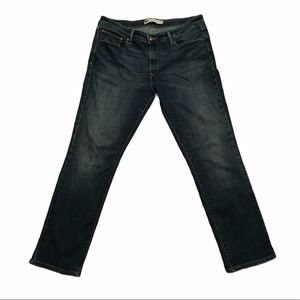 Levi’s Mid Rise Plus Size Skinny Dark Blue Jeans